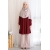 Bloom Blouse - Maroon